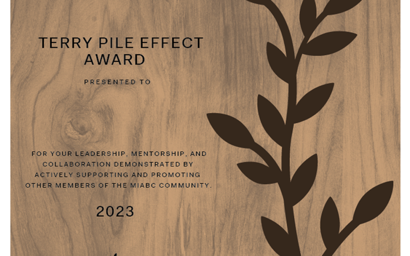 Terry Pile Effect Award