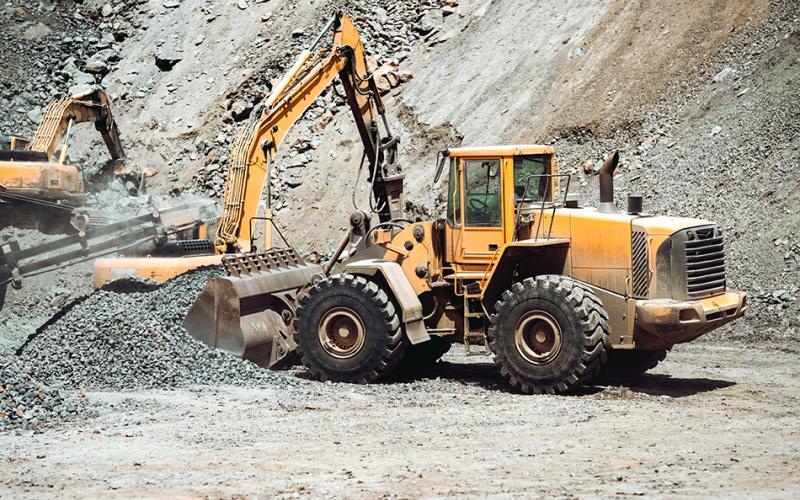 heavy construction machinery