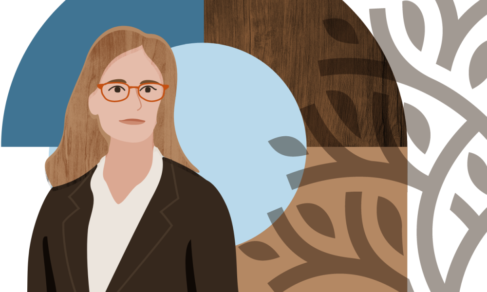 Illustration of a woman